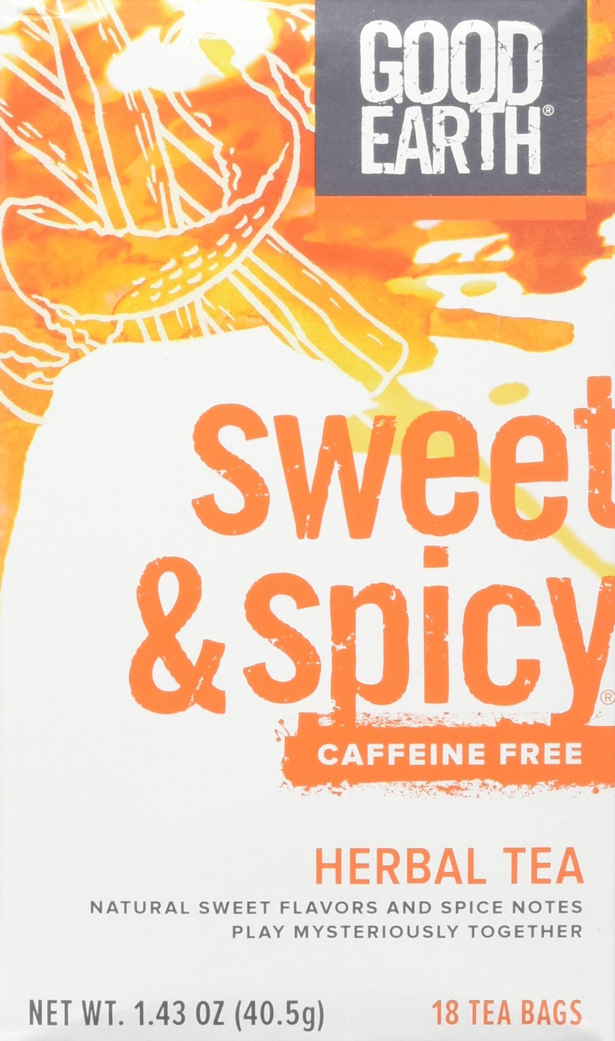GOOD EARTH (Pack Of 12) Good Earth Tea Original Sweet & Spicy Decaf Blend 18 bag