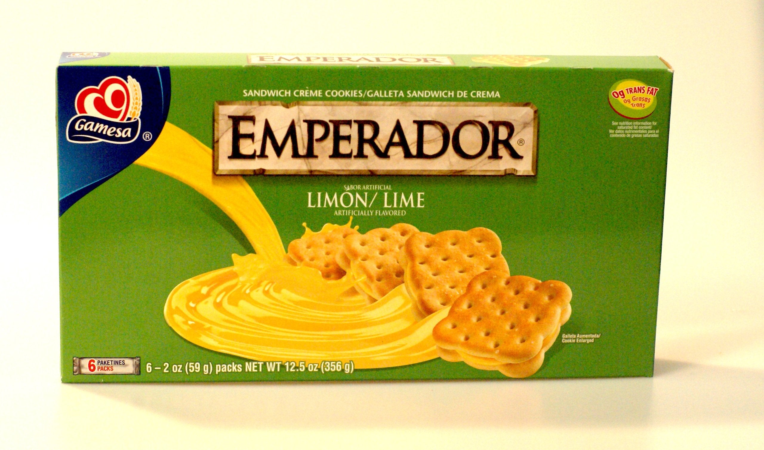 Gamesa Cookie Piruetas Lime Cookies