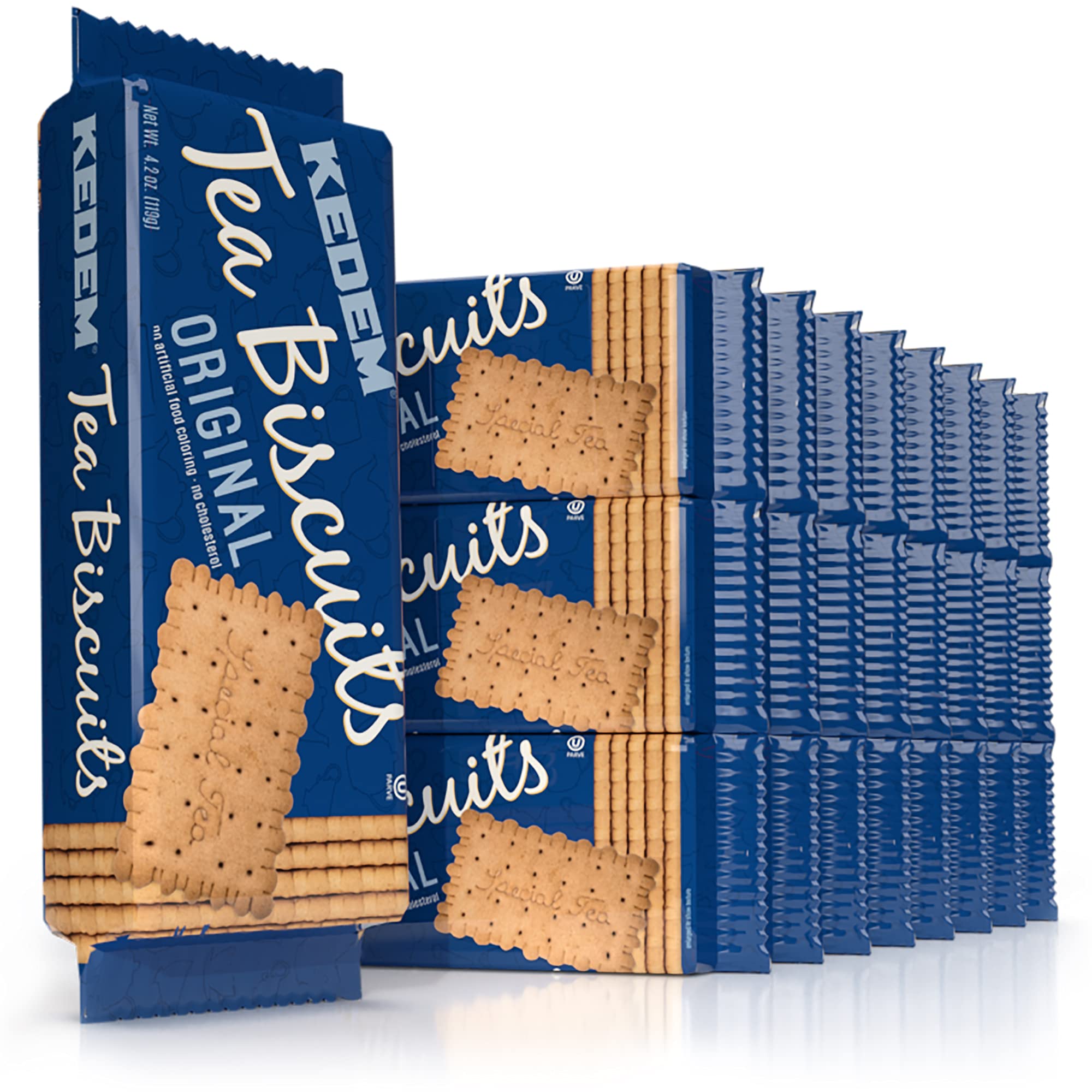 KEDEM (Pack of 48) KeDem Tea Biscuit Plain 4.2 Oz