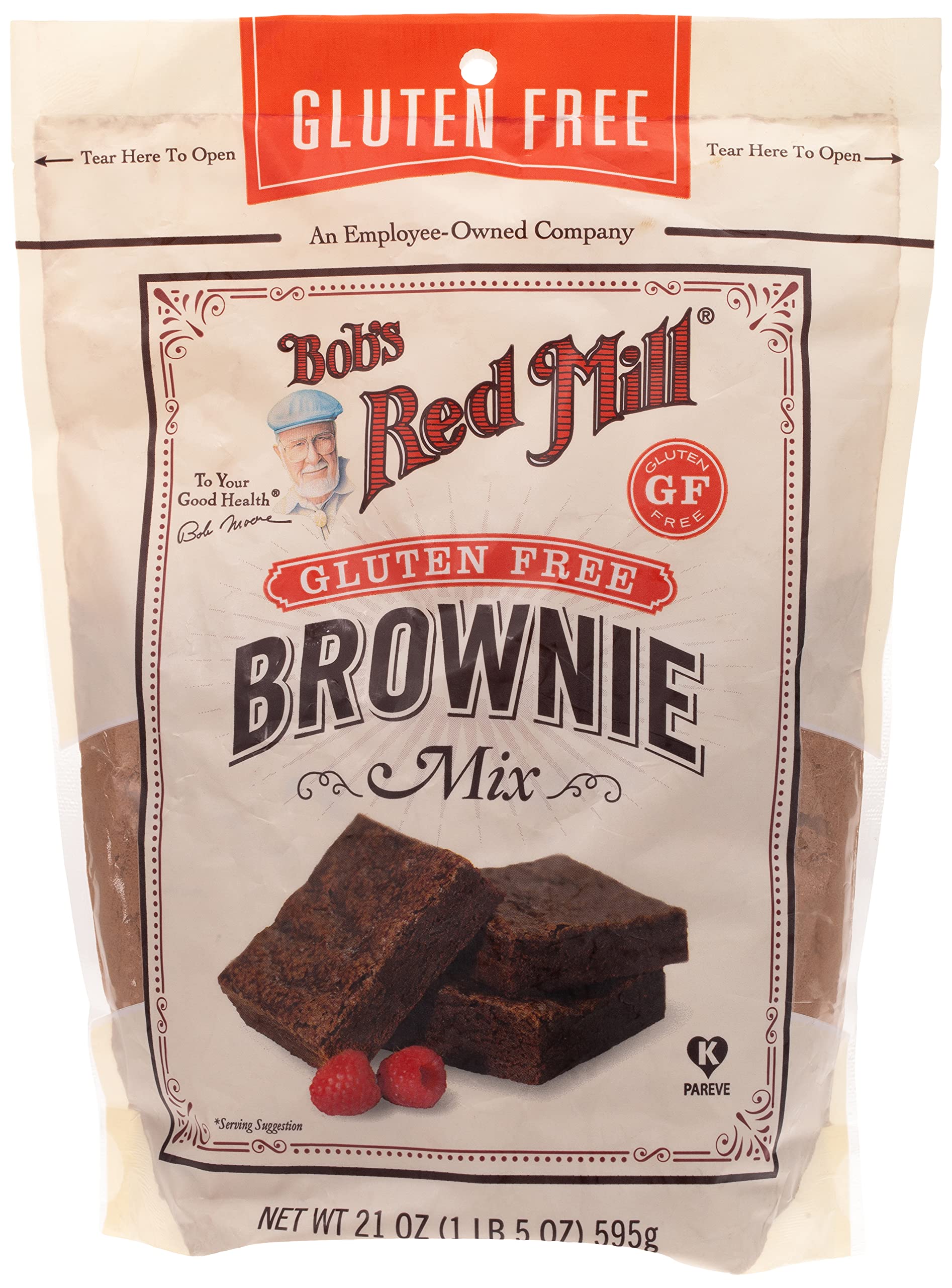 BOBS RED MILL (Pack of 8) Bob's Red Mill Brownie Baking Mix Natural Grocery 21 Oz