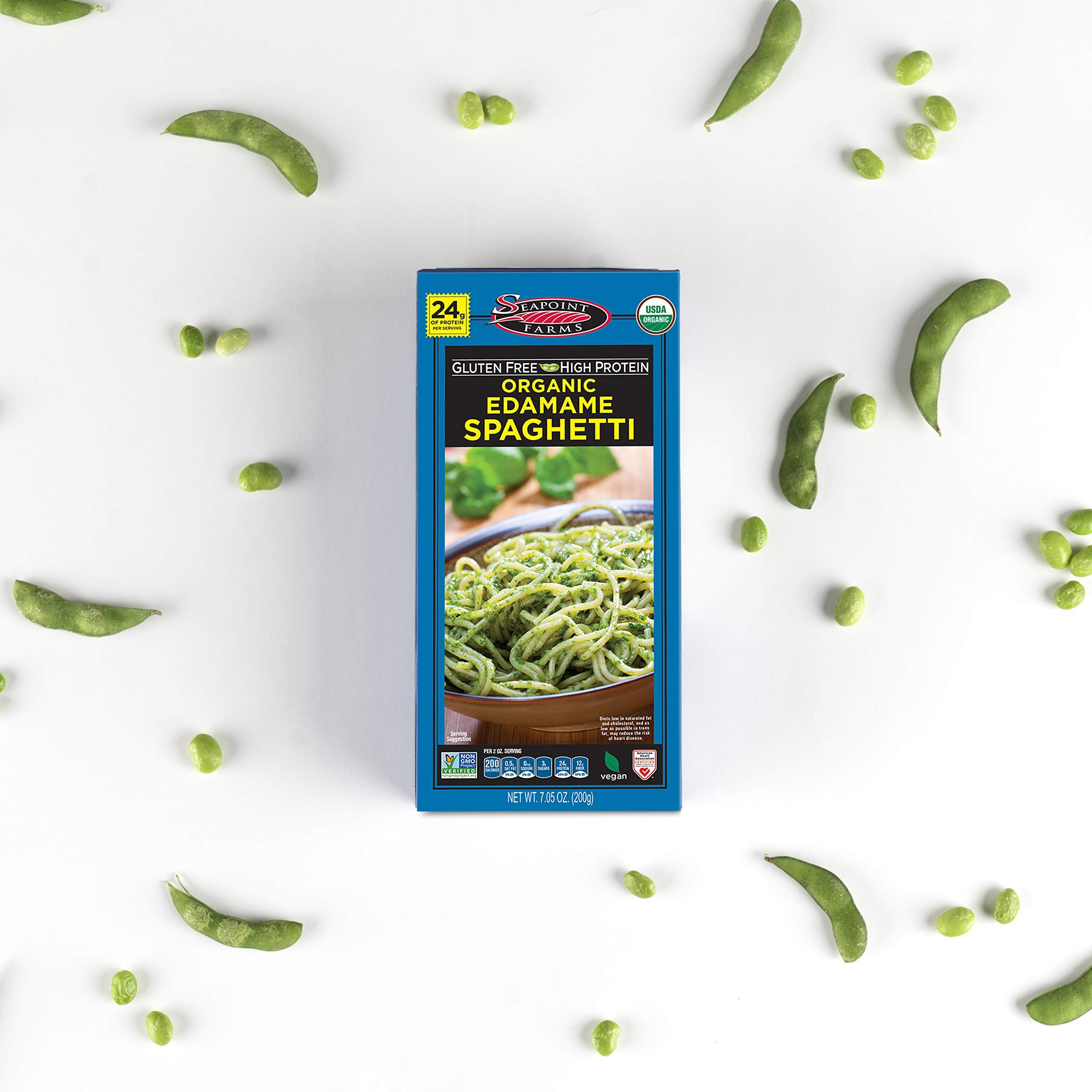 Seapoint Farms Edamame Spaghetti OG Organic Long Pasta