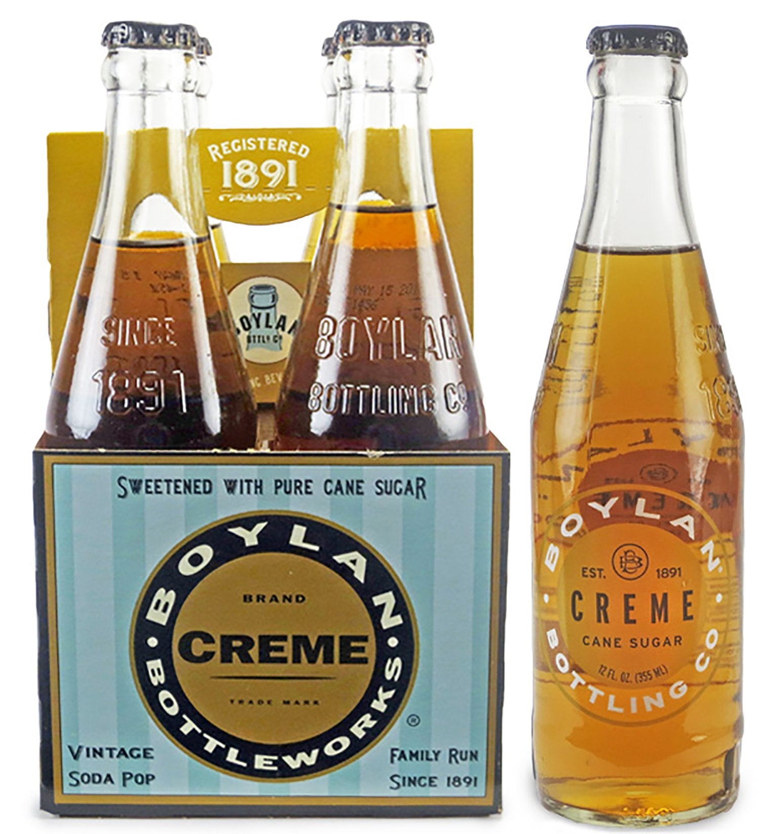 BOYLAN (Pack Of 36) Boylan Soda Creme 12 Oz