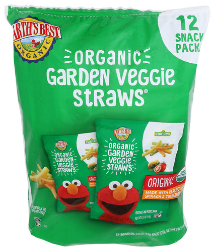 Earth's Best Strawberries Garden Veggie Organic 12 Pc
