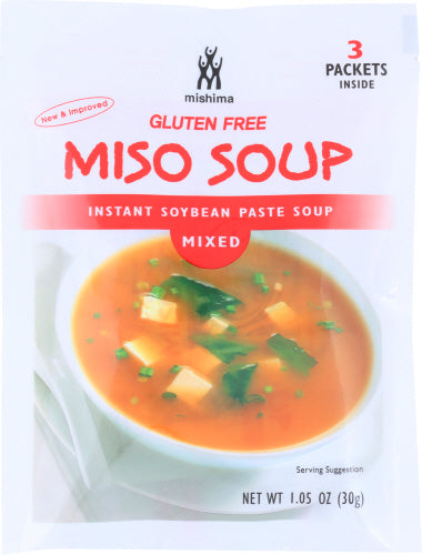 MISHIMA (Pack of 12) Mishima Instant Miso Mixed Soup Mix 1.05 Oz
