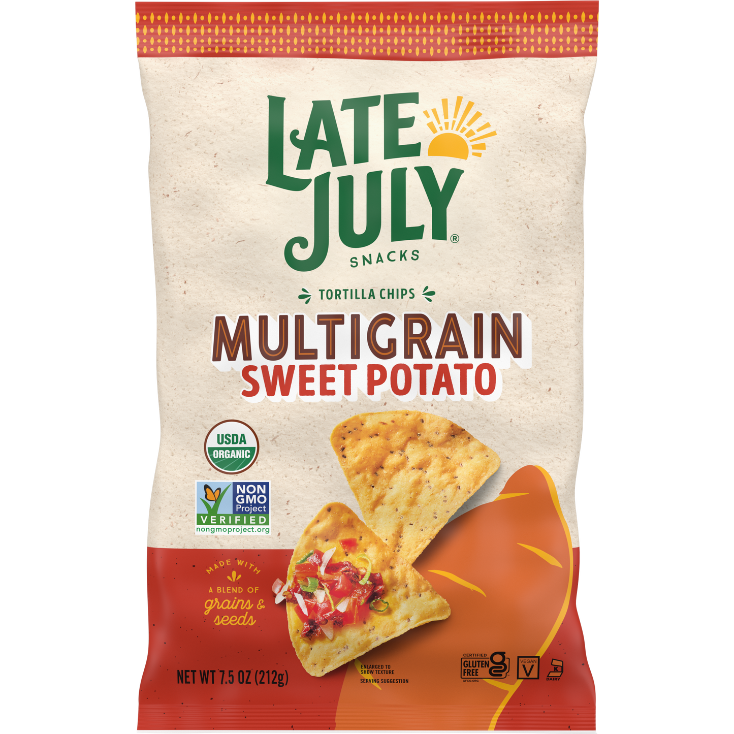 Late July Chip Veggie Sweet Potato 7.5 oz (Pack Of 12)