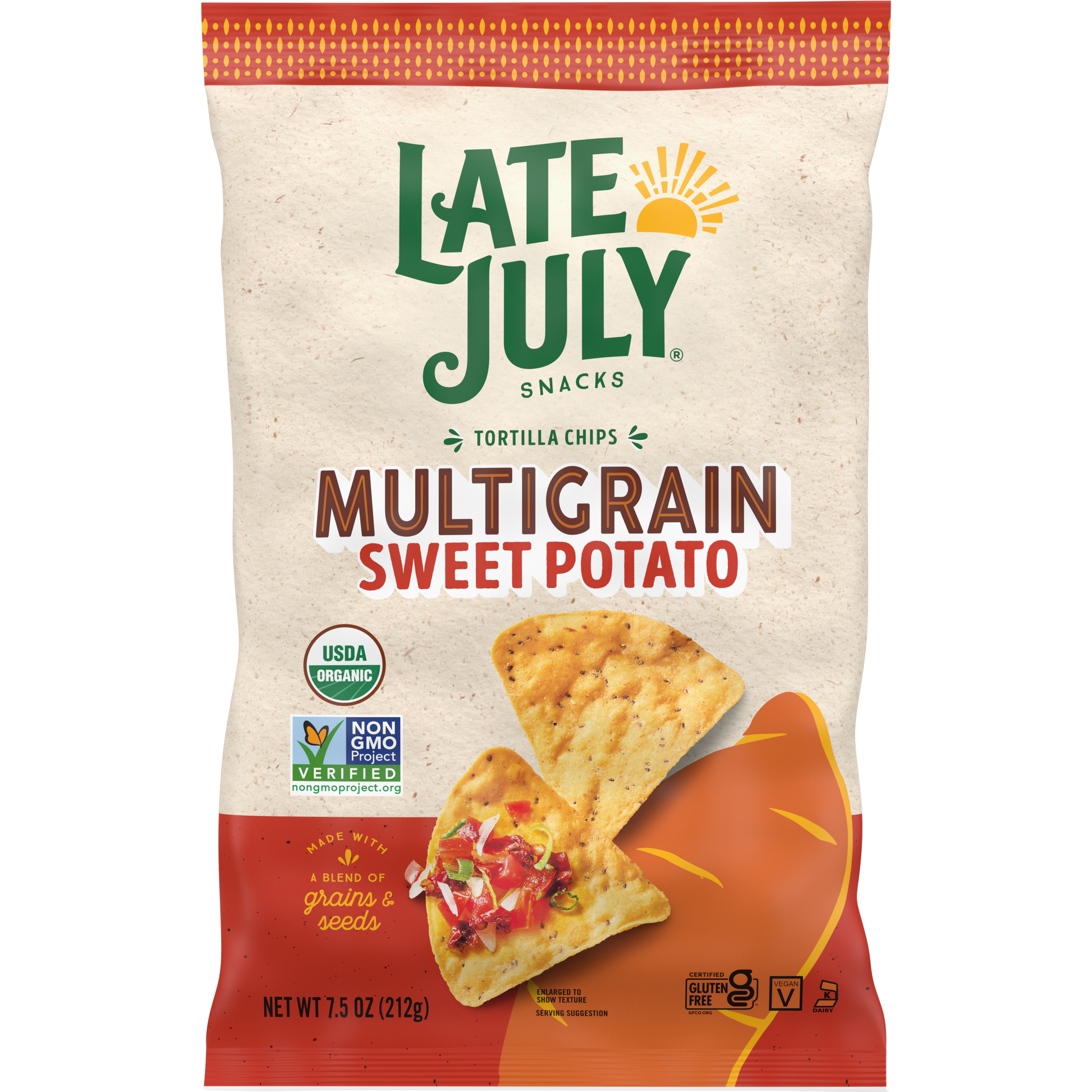 Late July Chip Veggie Sweet Potato 7.5 oz (Pack Of 12)