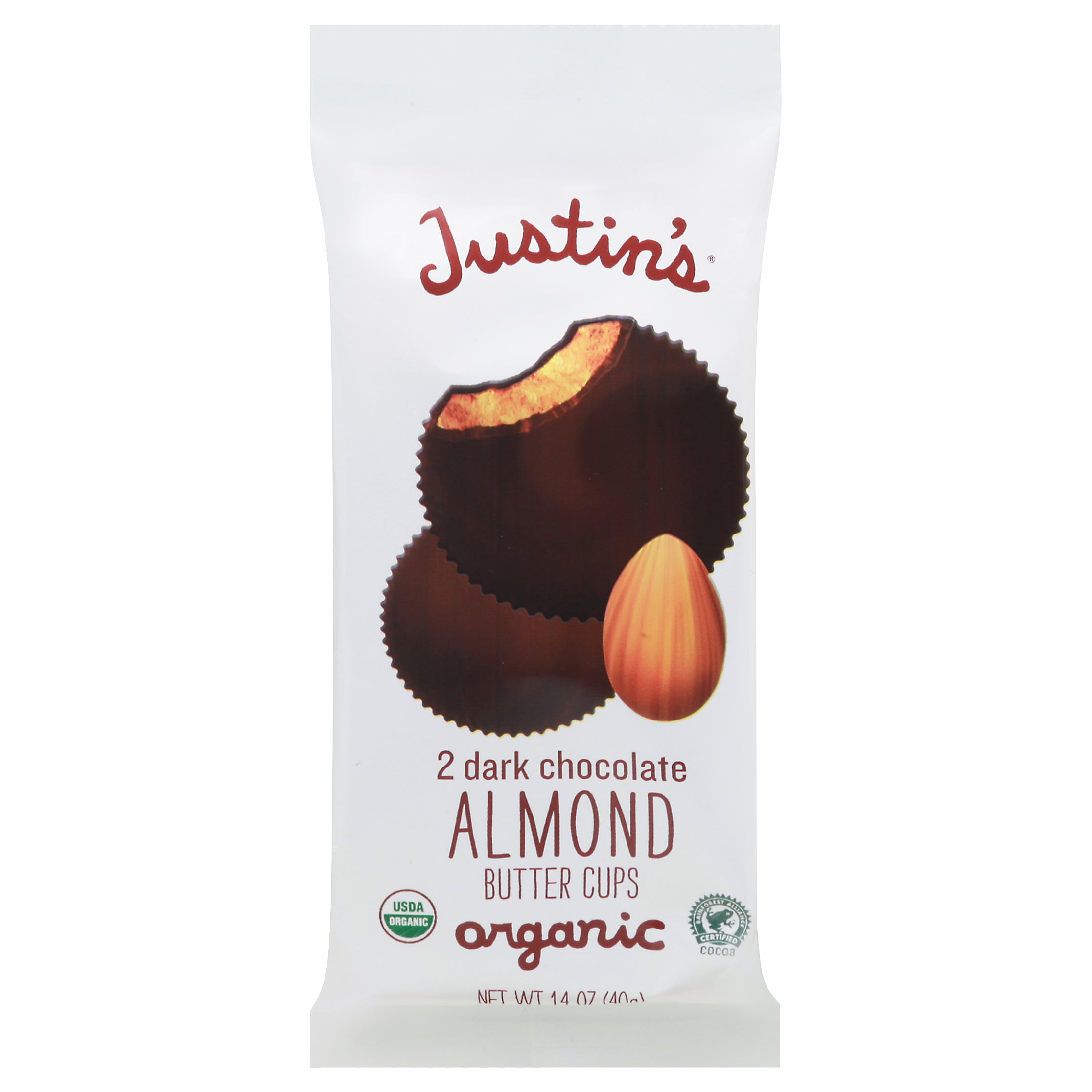 Justin's Dark Chocolate Cups Almond Butter