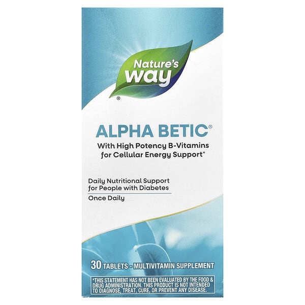 Nature's Way Alpha Betic Multi 30 Capsule
