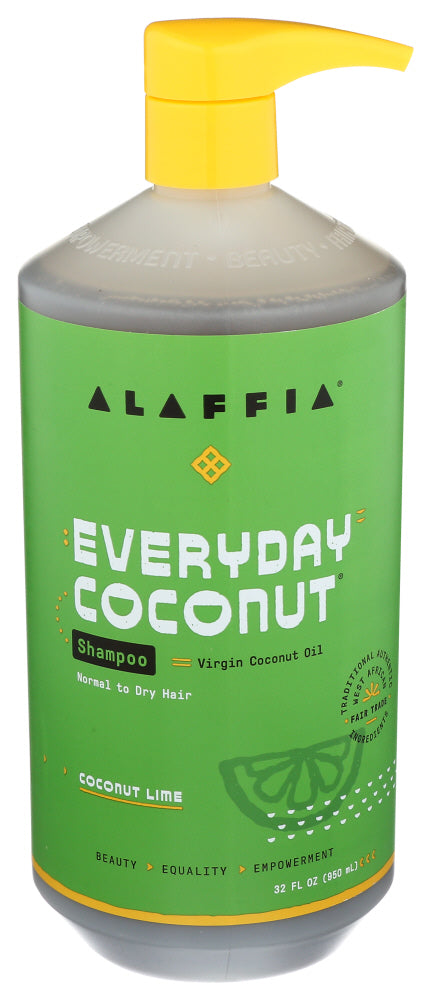 ALAFFIA (Pack of 5) Alaffia Coconut Castile Lime Shampoo 32 Fl Oz
