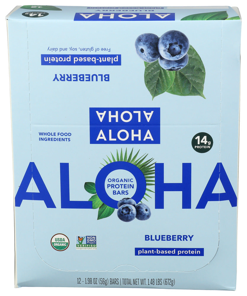Aloha Bar Blueberry Plant Based Protein