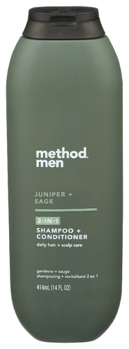 METHOD HOME CAR (Pack of 5) Method Home Care Shampoo for Men 2-in-1 Juniper 14 Oz