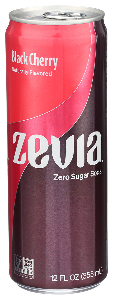 ZEVIA (Pack Of 36) Zevia Soda Sleek Black Cherry 12 Fl Oz