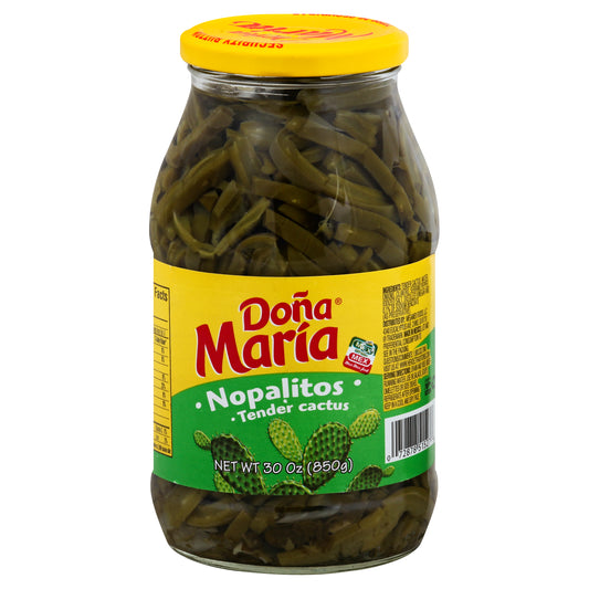 Dona Maria Nopalitos Glass 30 Oz (Pack Of 12)