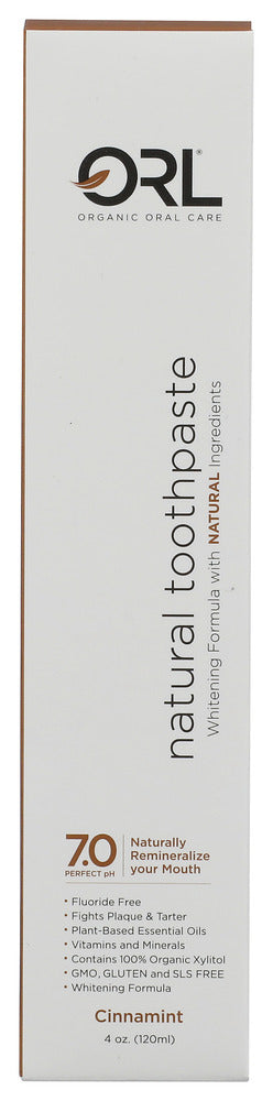 ORL (Pack of 4) Orl Cinamint Toothpaste with Cinnamon Mint Flavor 4 Oz