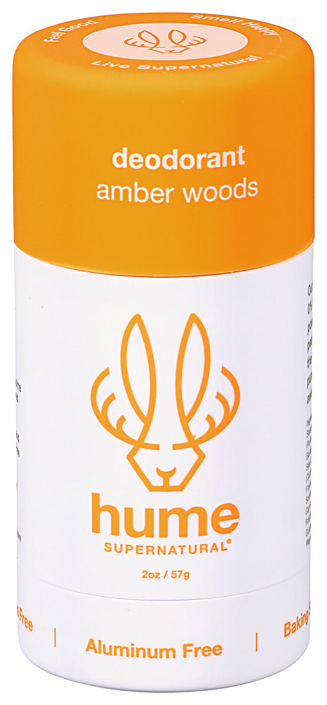 HUME SUPERNATUR (Pack of 6) Hume Supernatural Amber Woods Deodorant Stick 2 Oz