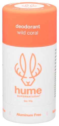 HUME SUPERNATUR (Pack of 6) Hume Supernatural Wild Coral Deodorant Stick 2 Oz