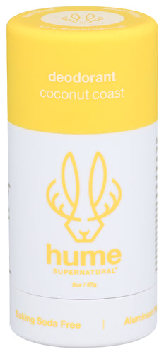 HUME SUPERNATUR (Pack of 6) Hume Supernatural Deodorant Coconut Coast Stick 2 Oz