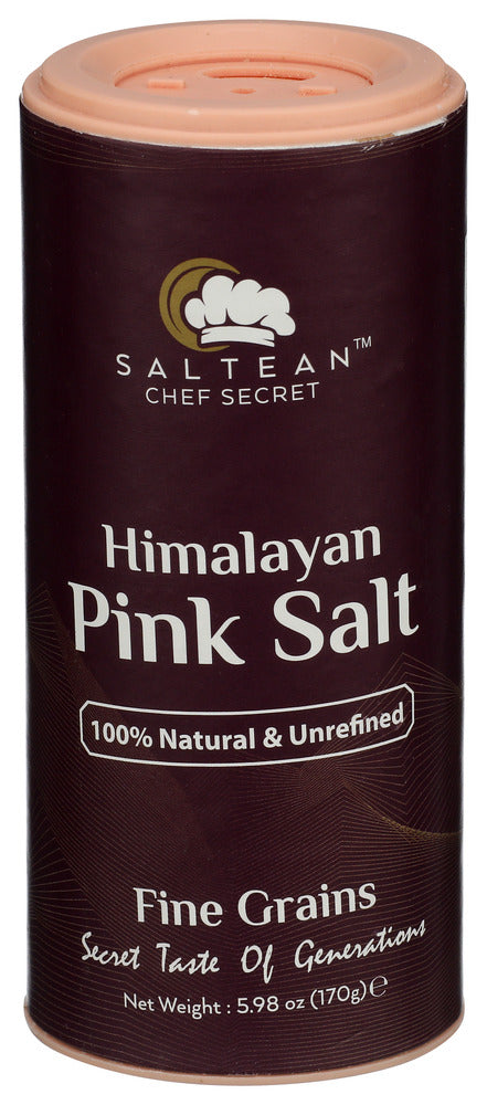 SALTEAN CHEF SE (Pack Of 24) Saltean Chef Secret Salt Pink Himalayan Cracked Cornbread Shaker 5.98 Oz