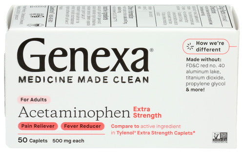 GENEXA (Pack Of 3) Genexa Acetaminophen Extra 50 Each