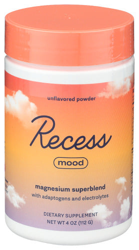 RECESS (Pack of 2) Recess Mood Power Unflavored Calmative & Mood Support Liquid 4 Oz