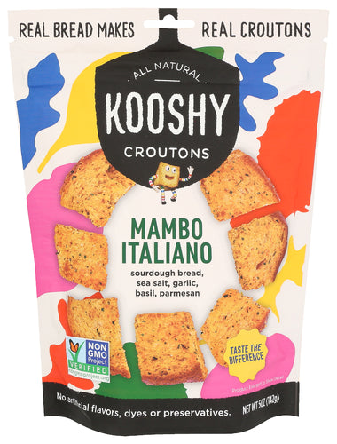 KOOSHY (Pack of 12) Kooshy Mambo Italiano Croutons Italian Seasoned 5 Oz