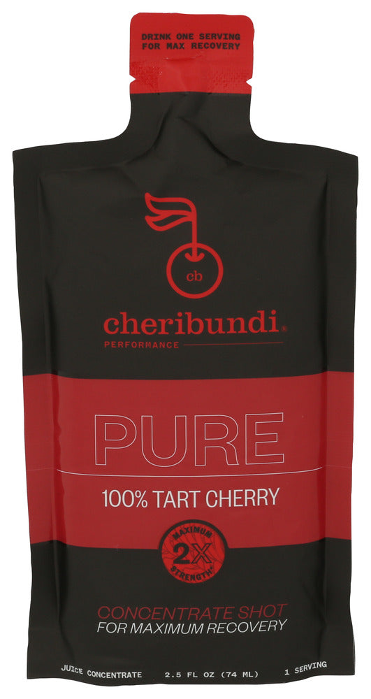 CHERIBUNDI (Pack of 18) Cheribundi Shot Pure 100% Tart Cherry 2.5 Fl Oz