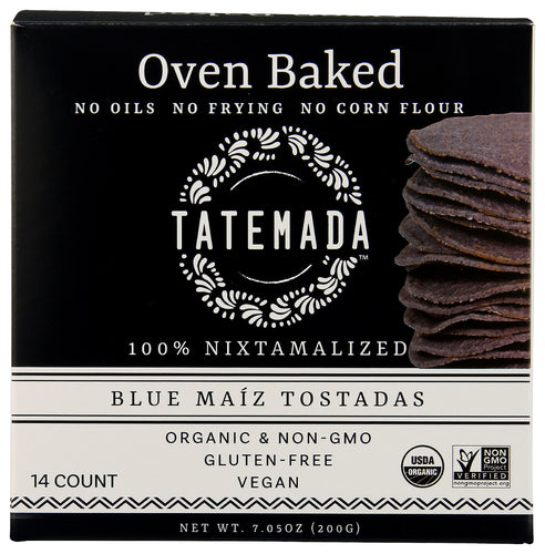 Tatemada Blue Corn Crunchy Tostadas