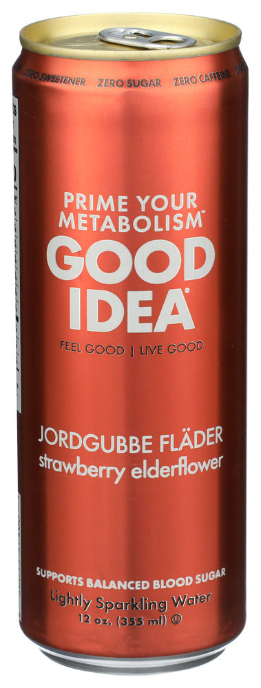 Good Idea Sparkling Water Strawberry Elderflower Functiona