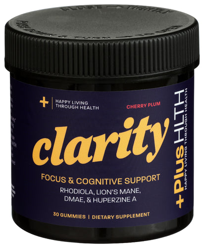 Plushlth PlusHealth Clarity Gummy Focus and Cognitive Support - Cherry Plum