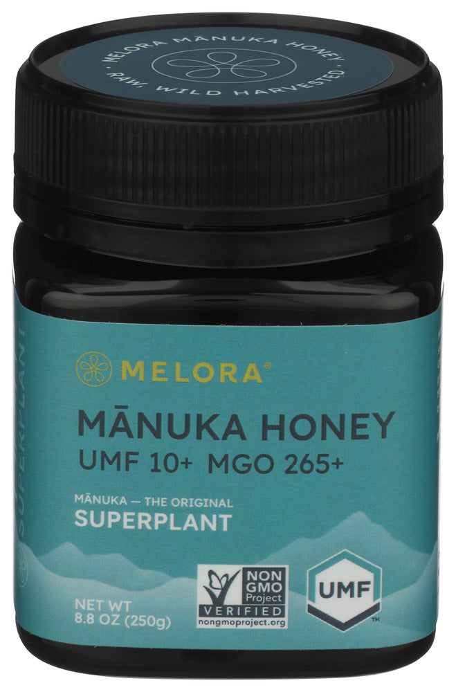 MELORA (Pack of 3) Melora Honey Manuka UMF 10+ Natural Raw Honey 8.8 Oz