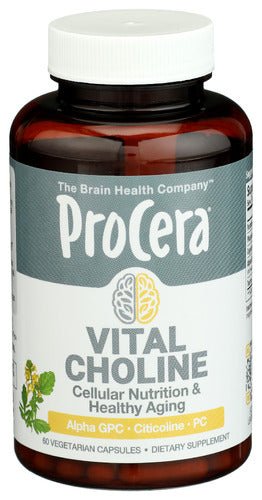 PROCERA (Pack of 2) Procera VitalColine Cognitive Health Support 60 Vegetarian Capsules