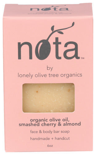 NOTA OLIVE OIL (Pack of 10) Nota Olive Oil Skincare Soap Bar with Olive Oil and Cherry 6 Oz