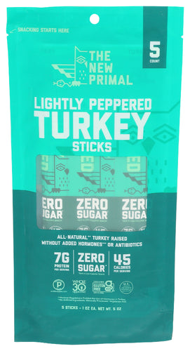 The New Primal Turkey Sticks Lite Pepper Priced