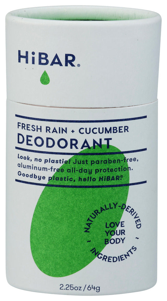 HIBAR (Pack of 6) Hibar Deodorant Fresh Rain Cucumber Stick Deodorant 2.25 Oz