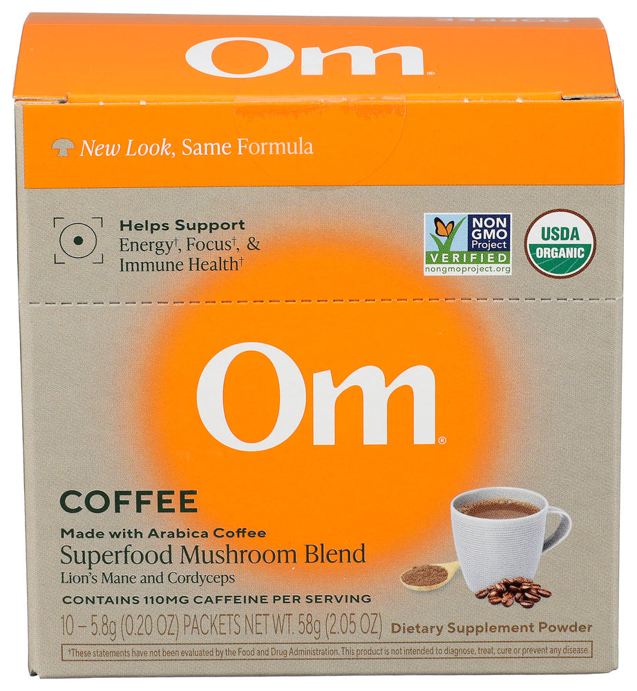 OM MUSHROOMS (Pack Of 4) OM Mushroom Coffee Blend Organic 2.82 Oz