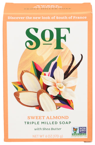 SOUTH OF FRANCE (Pack of 18) South of France Sweet Almond Bar Soap 6 Oz