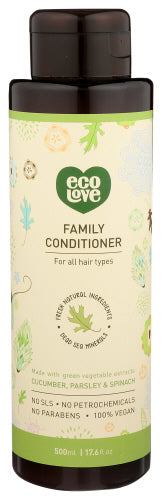 ECOLOVE (Pack of 7) Ecolove Conditioner Vegetable Green Family Hair Conditioner 17.6 Oz