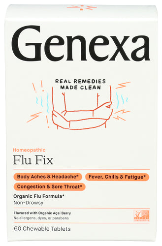 GENEXA (Pack Of 2) Genexa Flu Fix 60 Tablets