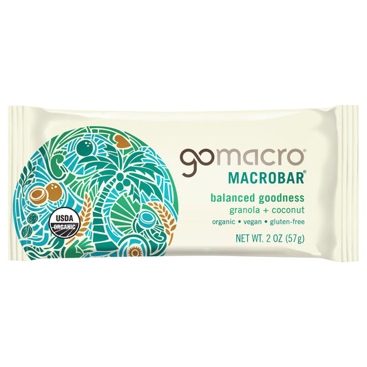 Gomacro Bar Granola & Coconut 2 oz (Pack Of 12)