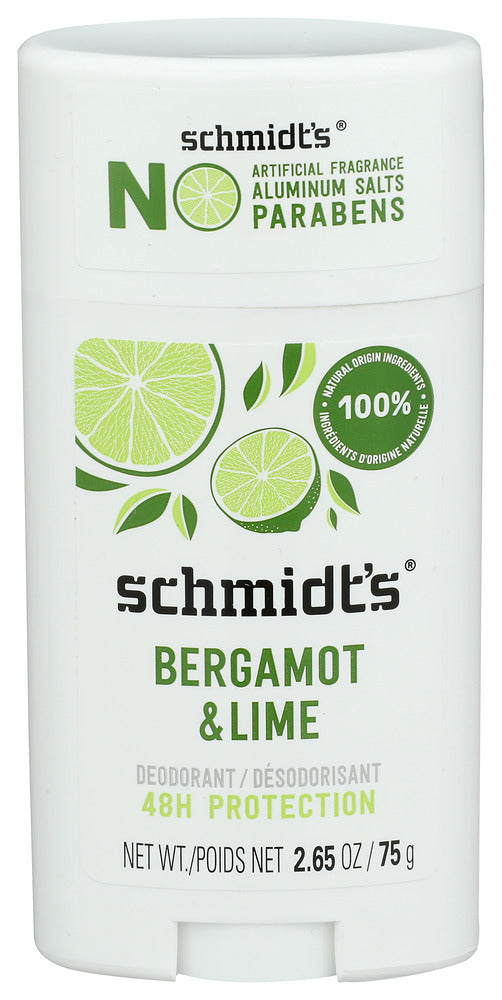 Schmidt's Deodorant Bergamont Lime