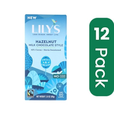Lily's - Bar Chocolate 40% Hazelnut