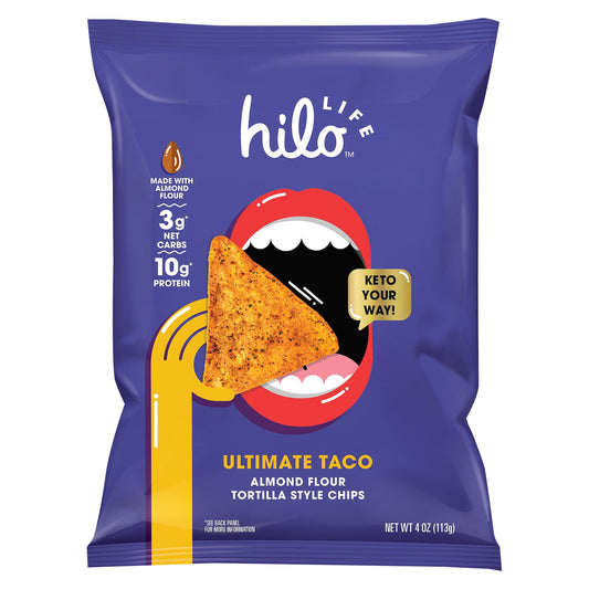 Hilo Life Snacks Chips Tortilla Taco 4 Oz (Pack Of 6)
