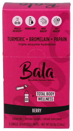 BALA (Pack of 5) Bala Hydration Berry Electrolyte Drink Mix 8 Pack 2.14 Oz