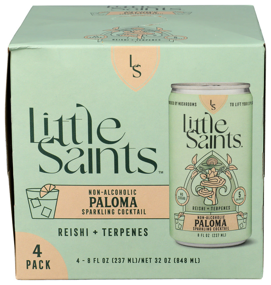 Little Saints NA Mocktail Paloma 4 Pack Carbonated