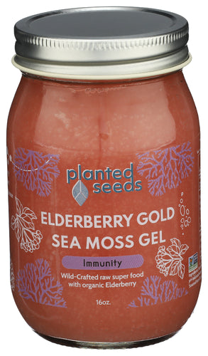 Planted Seeds Sea Moss Gel Elderberry