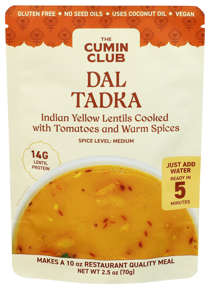 The Cumin Club Dal Tadka Indian Entree Prepared Dish