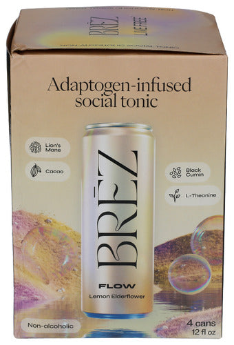 Brez Lemon Elderflower Functional Sparkling Water Drink