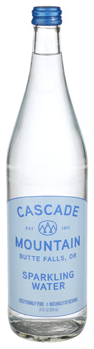 Cascade Mountain Water Sparkling Unflavored Single Serve
