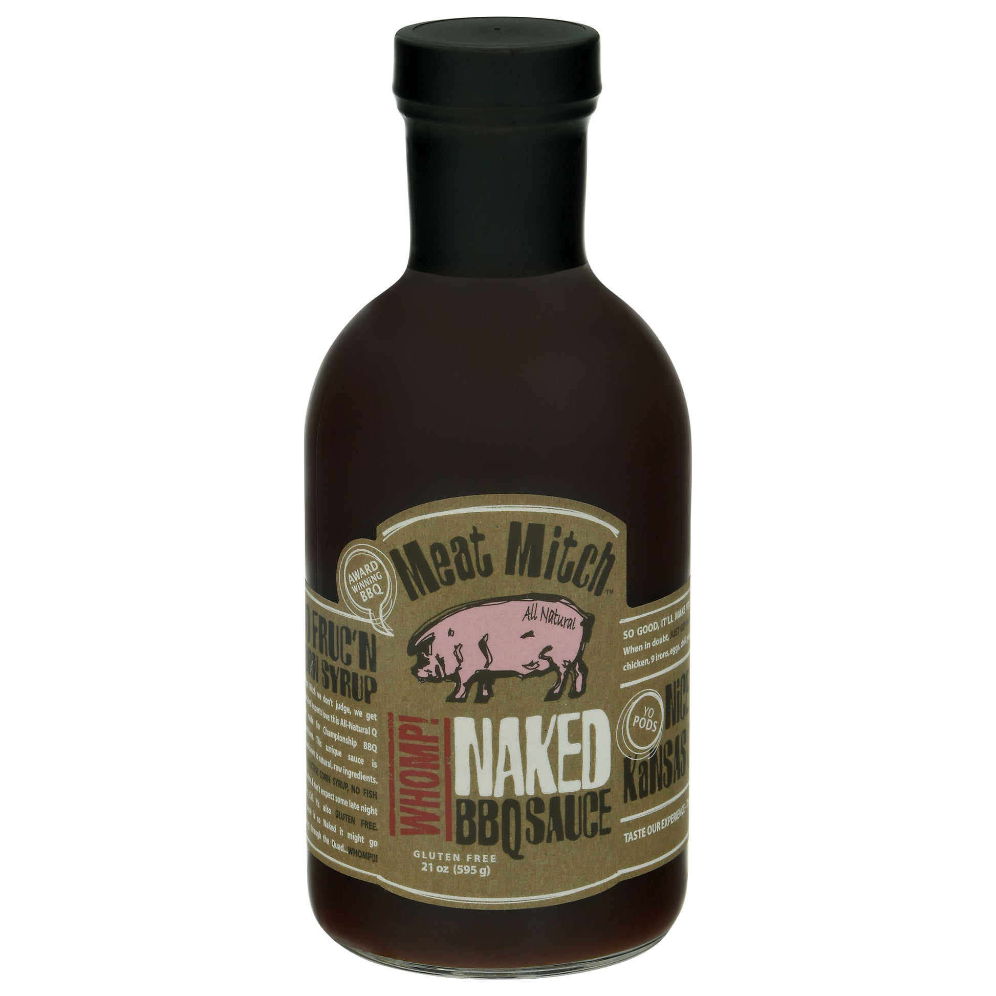 Meat Mitch Sauce Barbeque Naked 21 Oz (Pack Of 6)