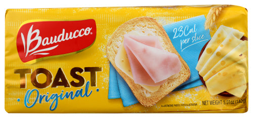 BAUDUCCO (Pack of 45) Bauducco Toast Original Crackers Crisps 5.01 Oz